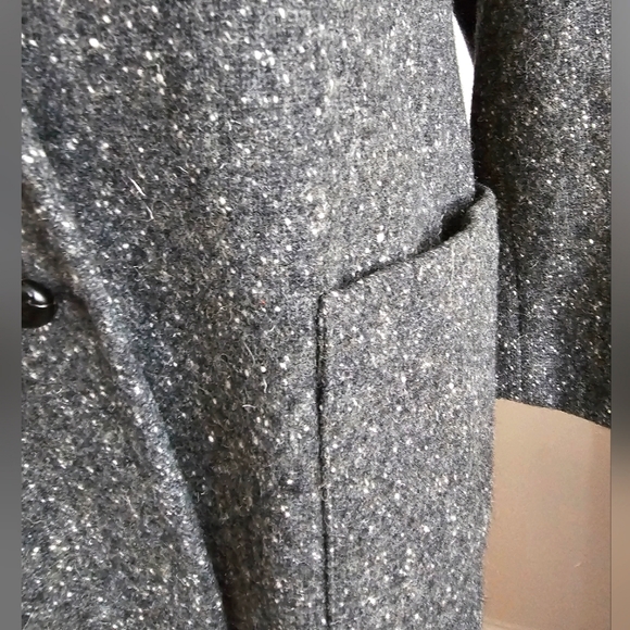 Authentic Vintage 90s Lauren Ralph Lauren Wool Tweed Oversized Boyfriend Blazer - Picture 6 of 14